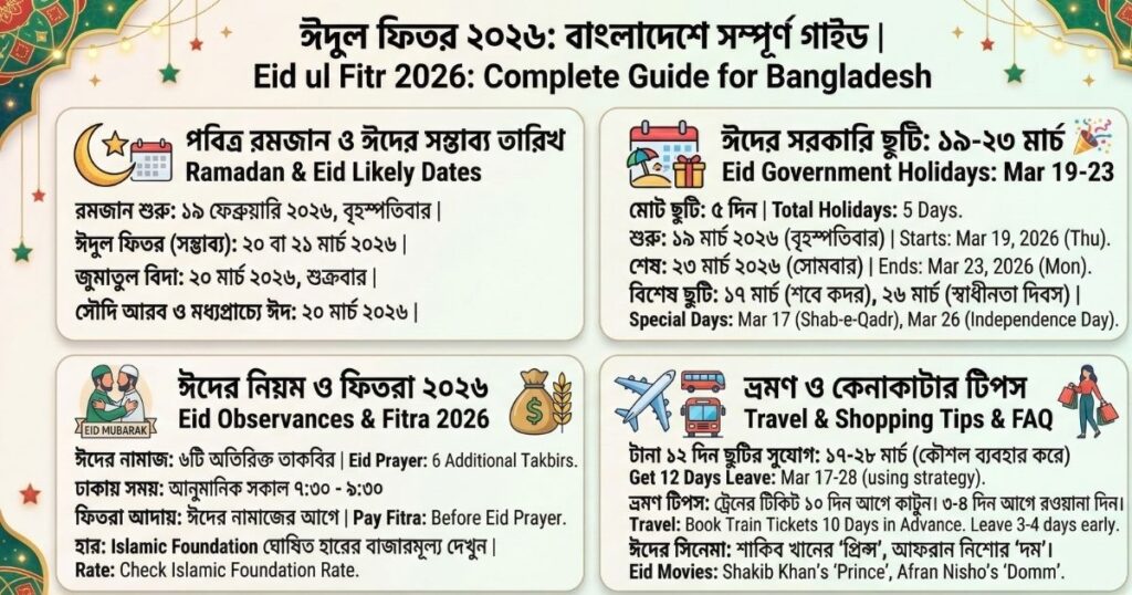 ঈদের সময় কি কি নিয়ে ট্রাভেল করা উচিত?